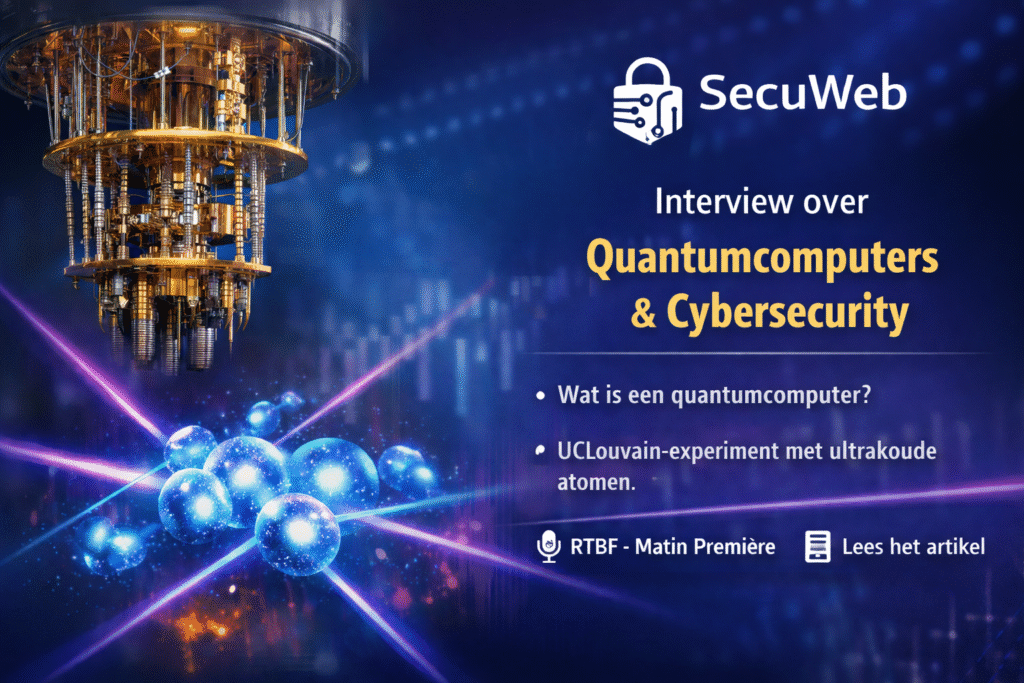 SecuWeb in de media: interview over quantumcomputers op RTBF