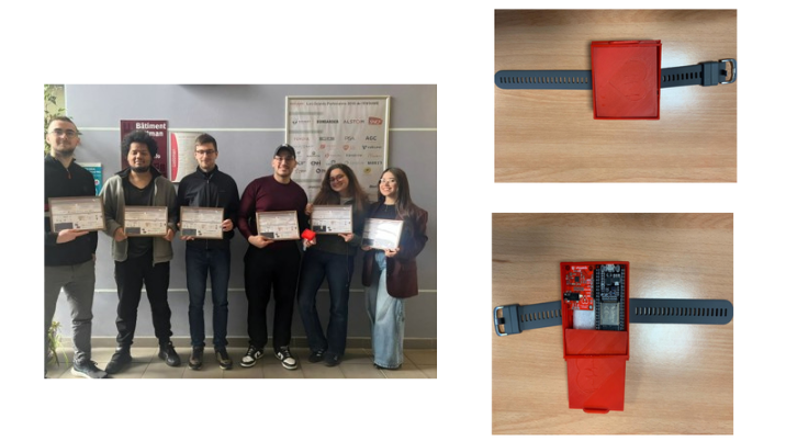 Connected health: ingenieursstudenten ontwikkelen een slimme armband met AI