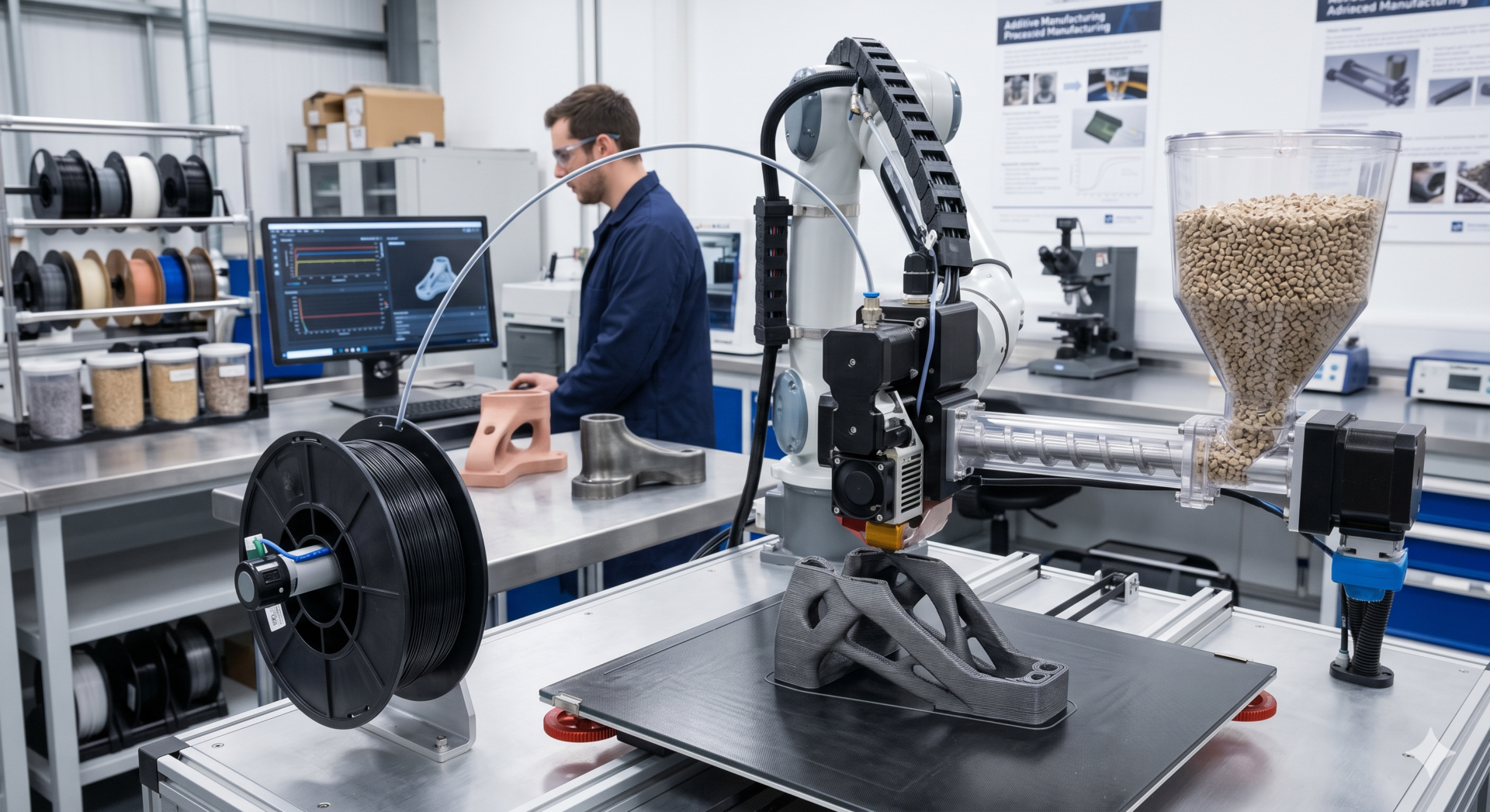 Frontières de l’extrusion matière : Du polymère technique aux composites fonctionnels