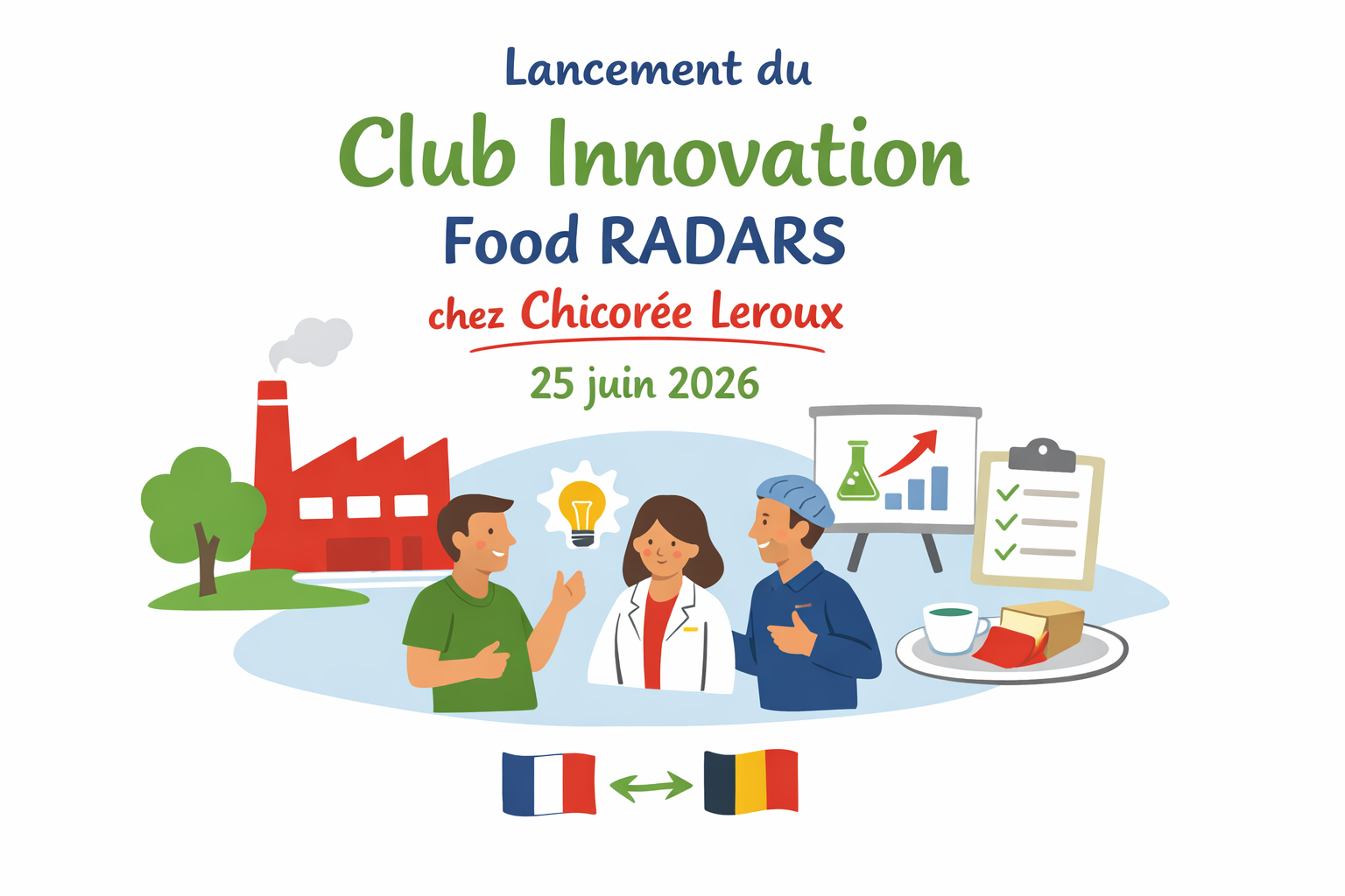 Lancering van de Food RADARS Innovatieclub bij Chicorée Leroux