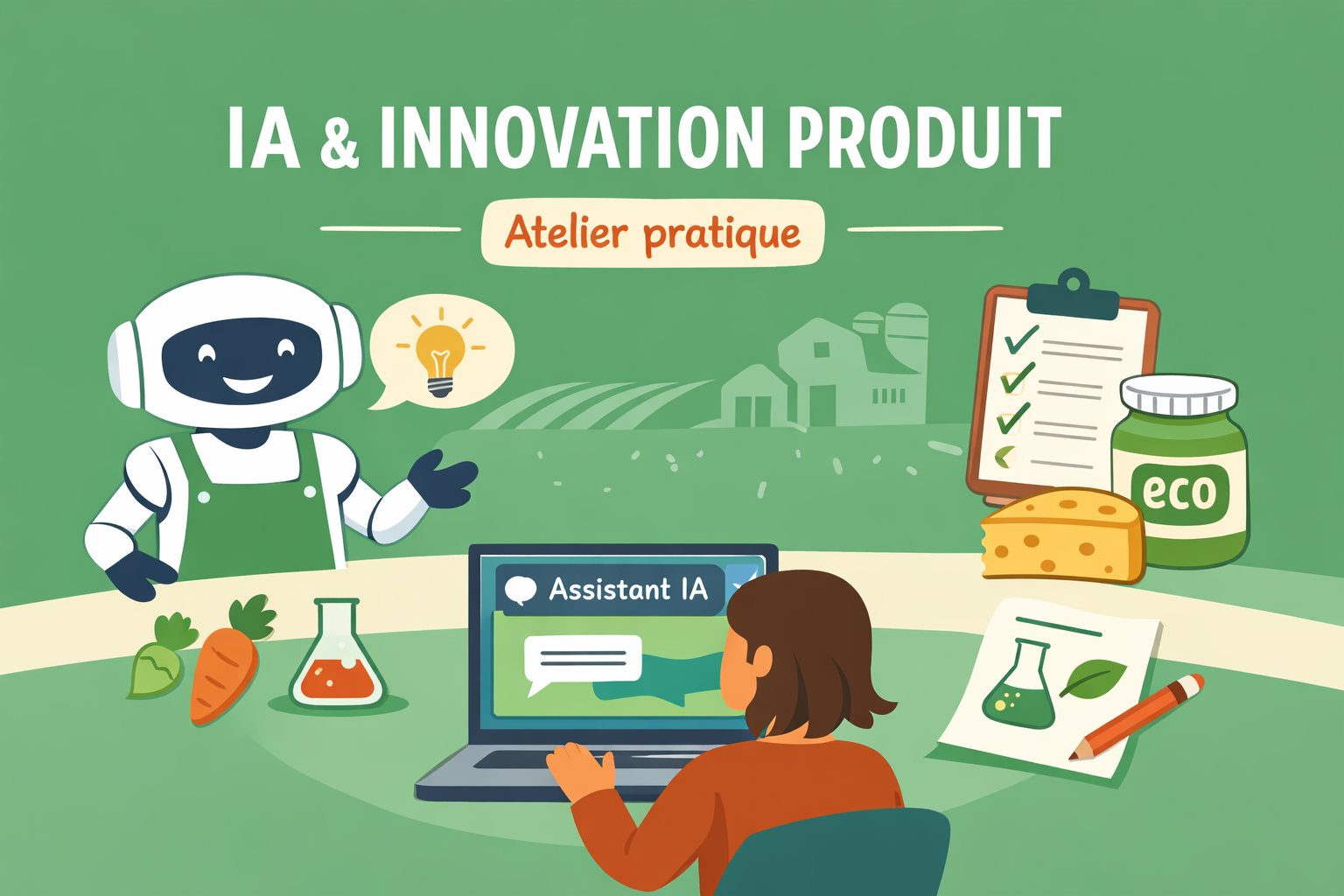 AI om te innoveren in de agrovoedingssector: assistent voor productinnovatie