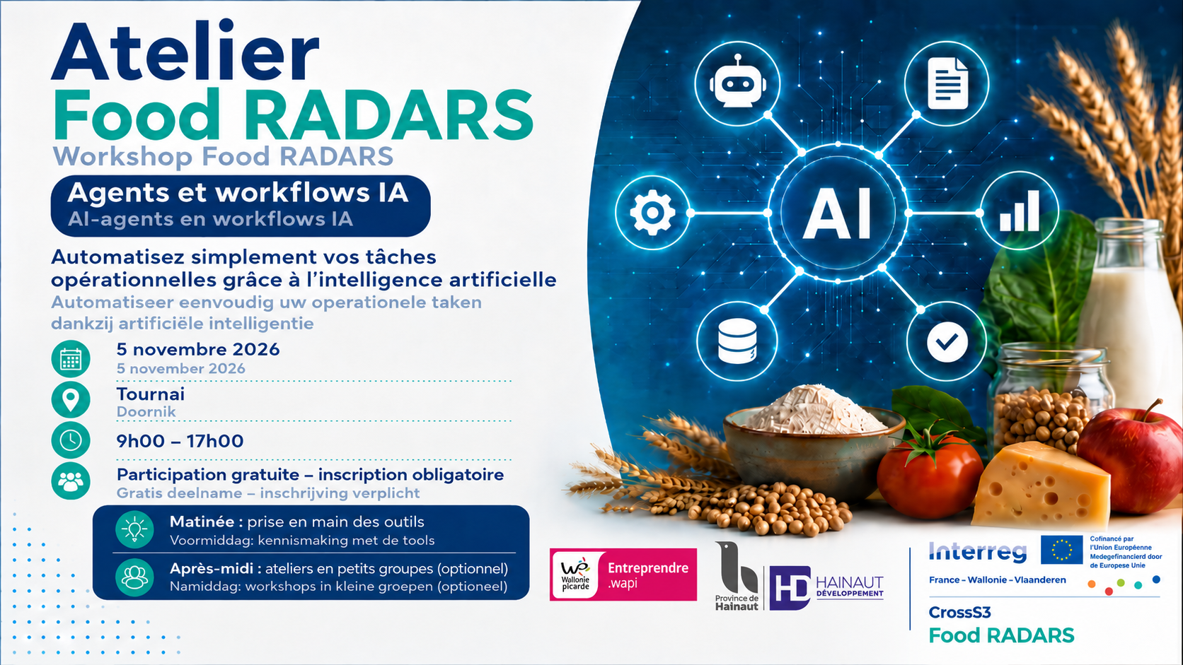 Atelier Food RADARS – Agents et workflows IA